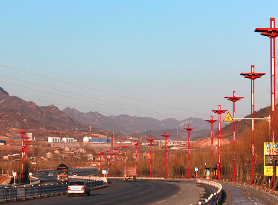 Yingbin Avenue, Kuancheng County, Chengde City, Hebei Province Landscape street Lights